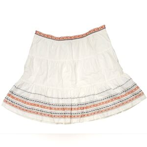 Tommy Hilfiger tiered embroidered lined skirt, size 14